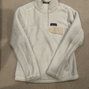 Patagonia Women's Cream Cowl Neck Sweater